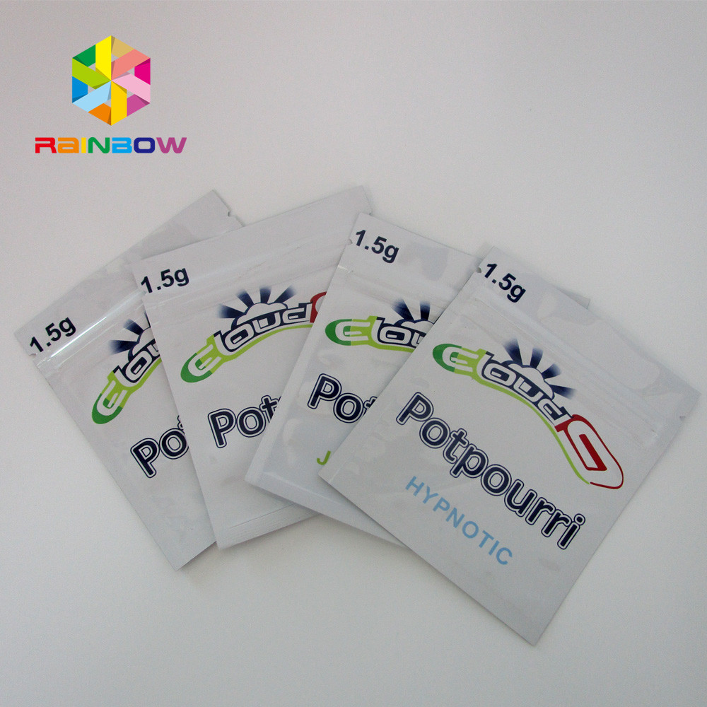 Male Enhancement Pill Bags 3 - Side Seal Zip Flat Pouch Pembungkus Dengan Hang Hole