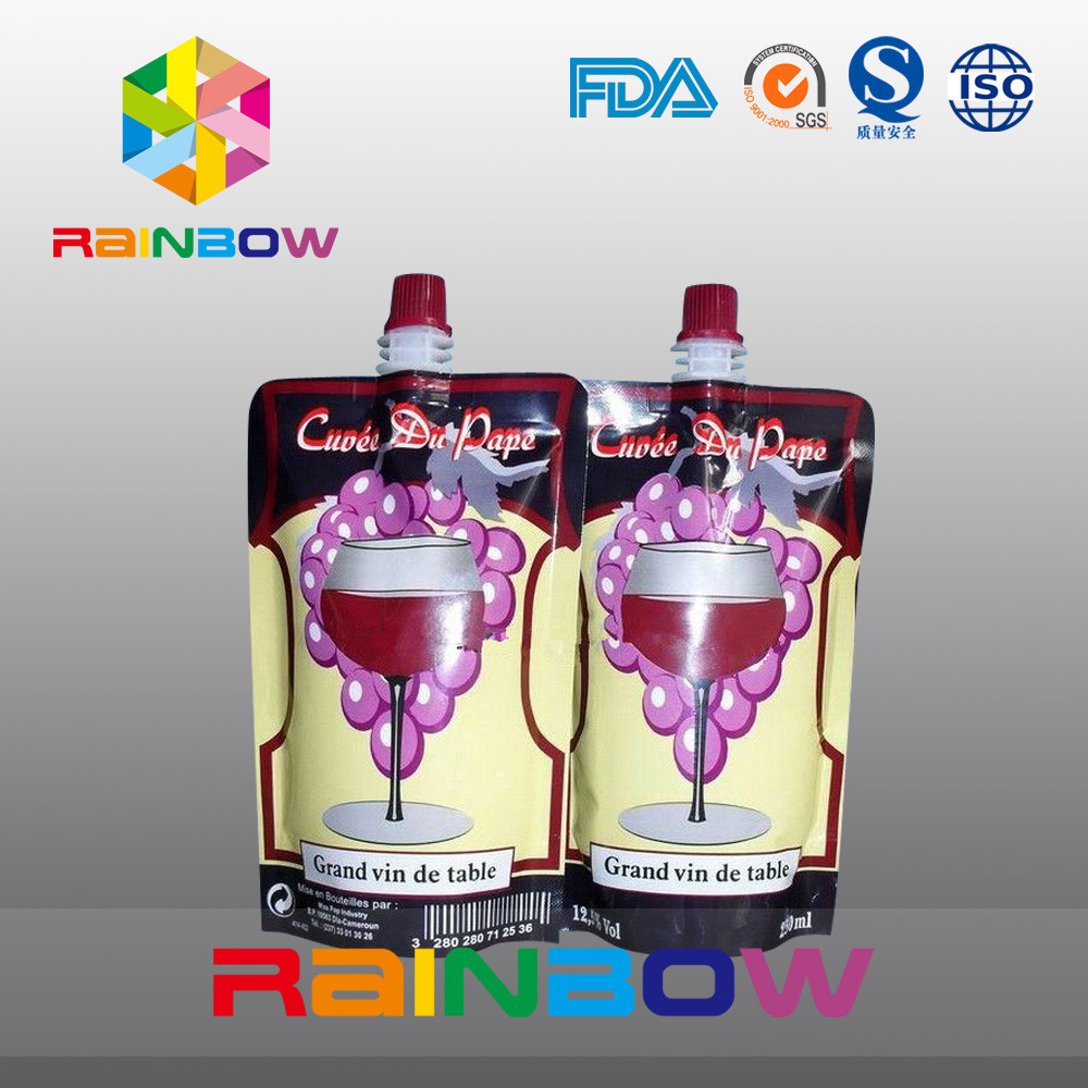 Tas Makanan Bayi Reusable / Kantong Makanan Bayi Kemasan Dengan Spout Tube Dan Sendok