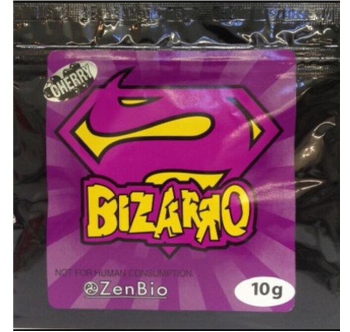 10g Bizarro Herbal Dupa Tas Kunci Zip Berdiri Kantung Cerat Dengan Berbagai Rasa