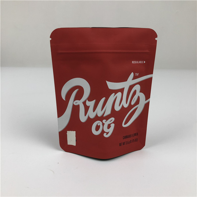 Custom Print Stand Up Childrpoof Ziplock Snack Bags Food Packaging Bag