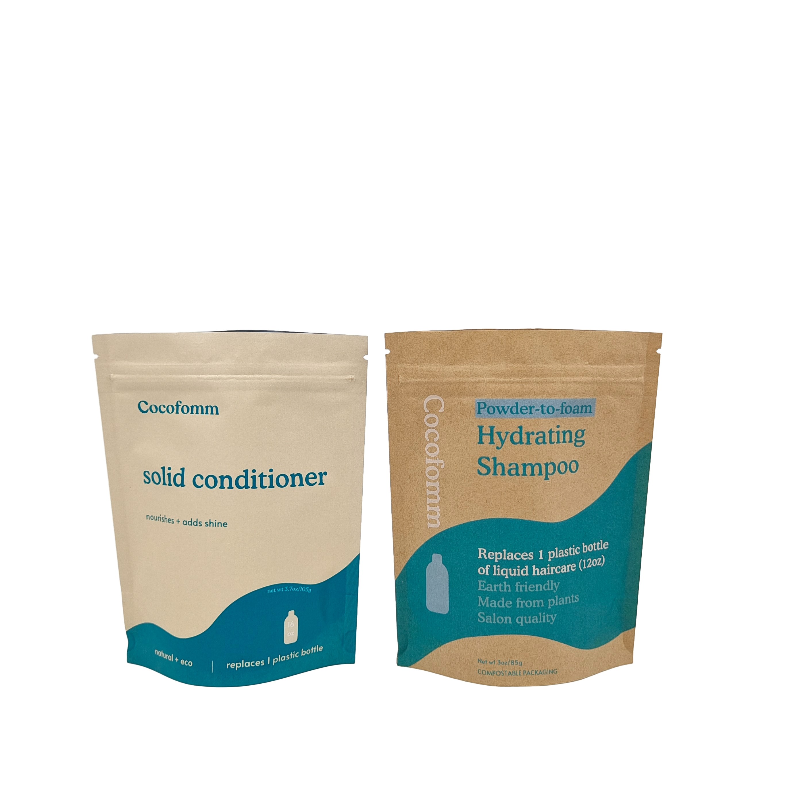 Biodegradable Doypack Recyclable Custom Stand Up Bag With Zip Lock Kantong Kertas Kraft Kantong Kemasan Makanan