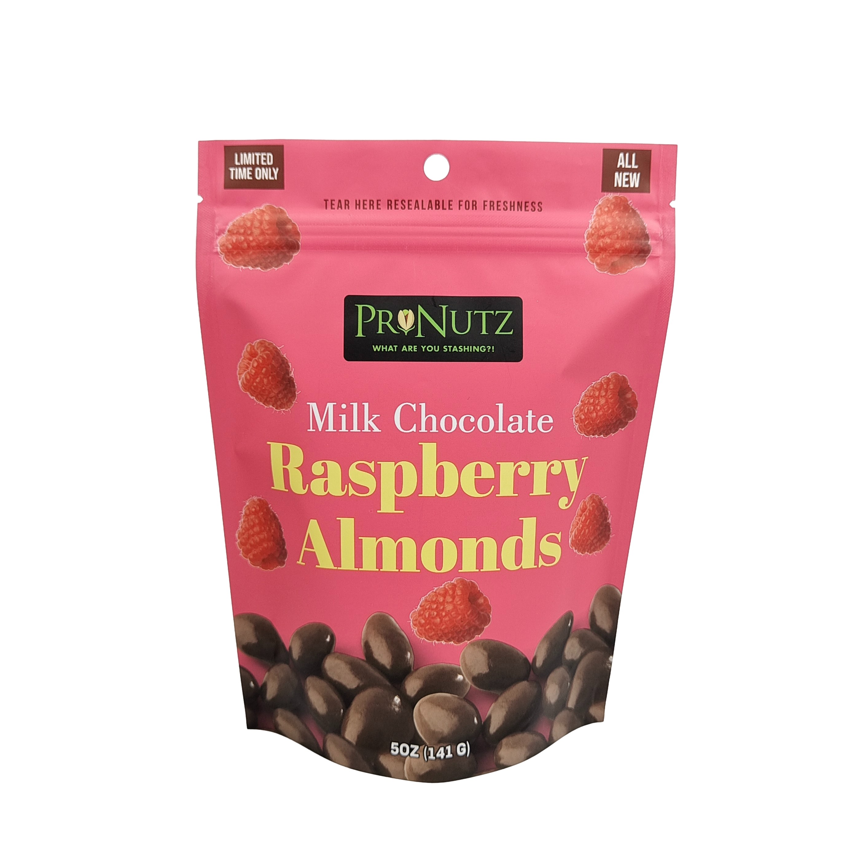 Ziplock Mylar Bags Dengan Jendela Terbuka Untuk Kacang Kuah Plastik yang Bisa Ditutup Lagi Zipper Stand Up Zipper Bag