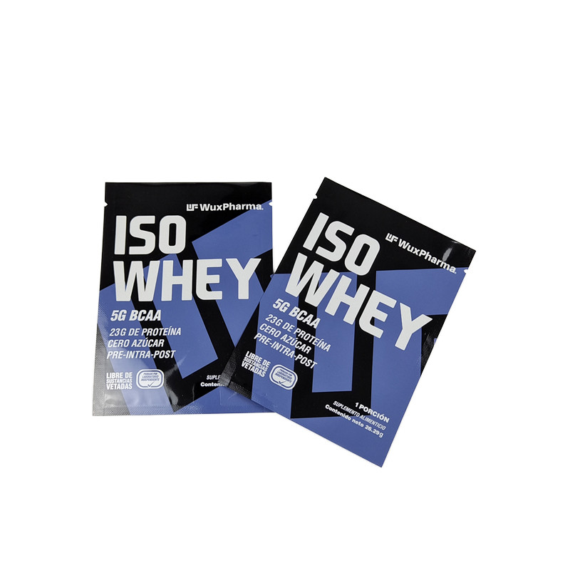 Kemasan kantong foil tiga sisi segel Simpan 10g Sampel Suplemen