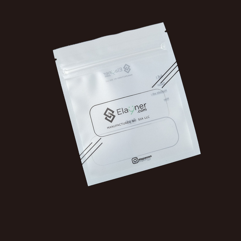 Tas Aligner Cetak Kustom Kemasan Gigi Bening Tas Penyegel Panas Kunci Zip Tas Mylar Bersih Pemutih Gigi Untuk Aligner