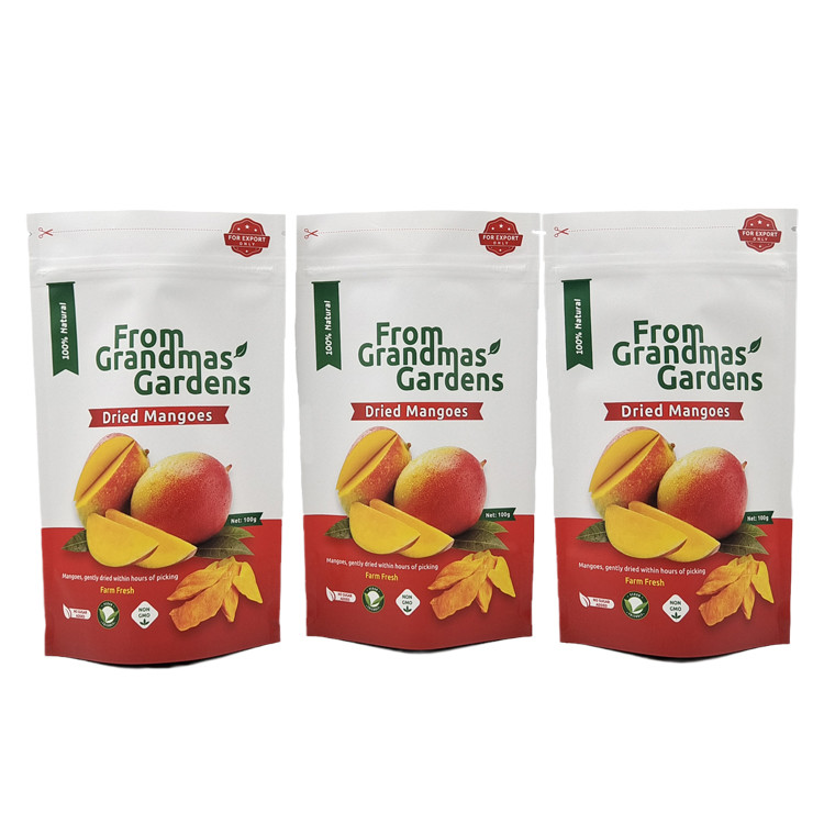 Tas Mylar Biodegradable Food Grade 3.5g Tas Kertas Kraft Proof Bau untuk Buah Kering