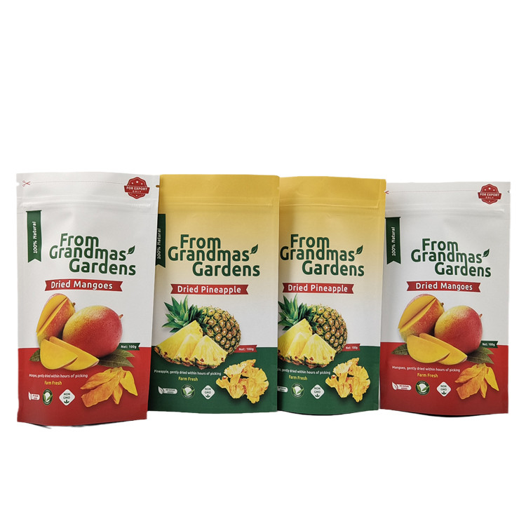 Custom Logo Kraft Paper Stand Up Bag Food Grade Biodegradable Bau Proof Bags dengan Logo