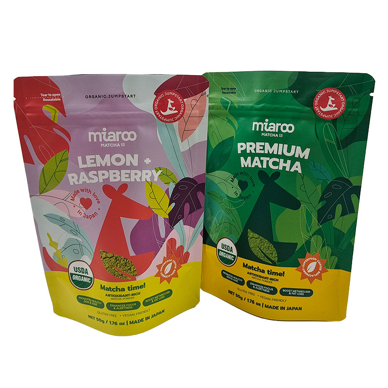 Kantong Plastik Transparan 500g Kantong Mylar Kantong Mylar Custom Printed Zipper