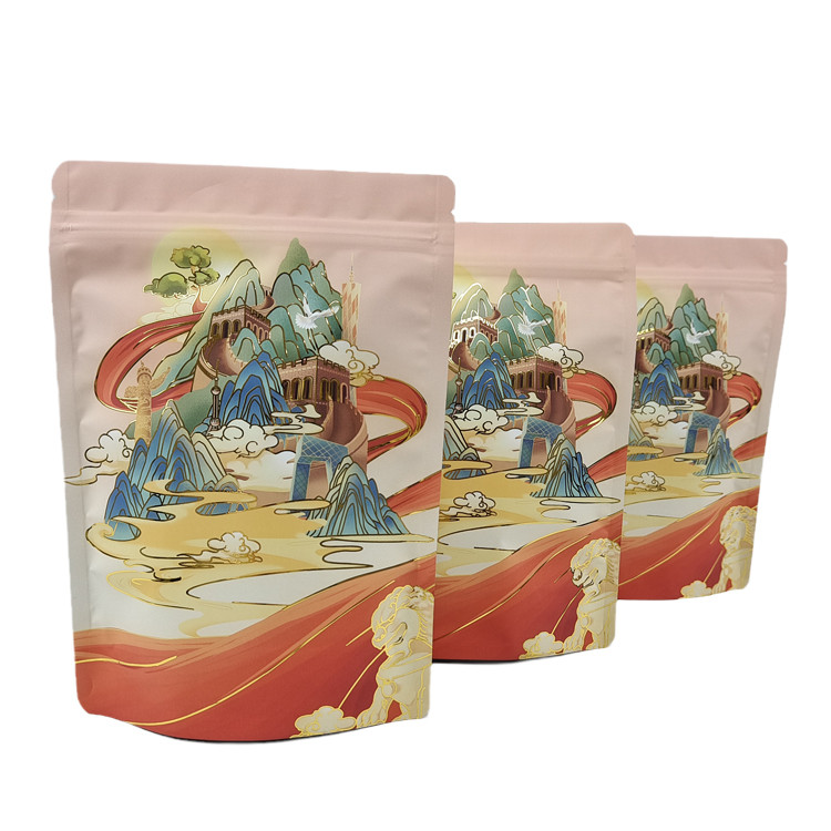 Tas anti bau yang dapat digunakan kembali dengan logo cetak digital aluminium foil Soft Touch Mylar Bag