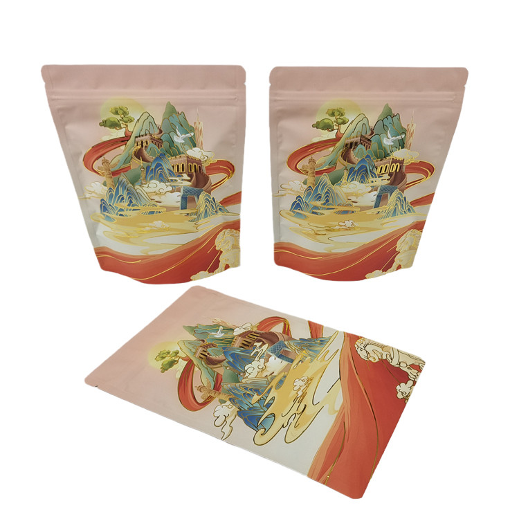 Best Selling Custom Soft Touch Mylar Bag Stand Up Aluminium Foil 3.5g Bau Proof Protein Kopi Rempah-rempah tepung Kemasan Po