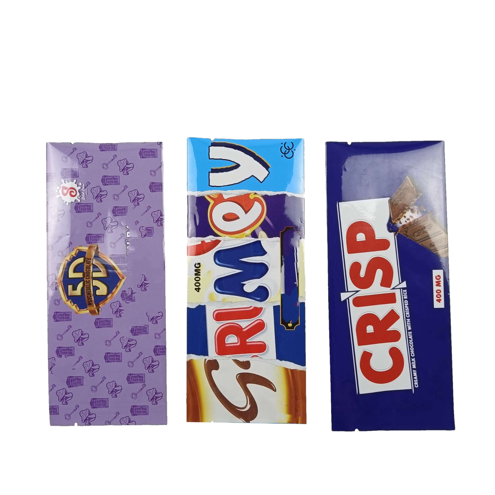 Empty Sugar Coffee Protein Powder Sachet Back Side Segel Kantong Pengemasan