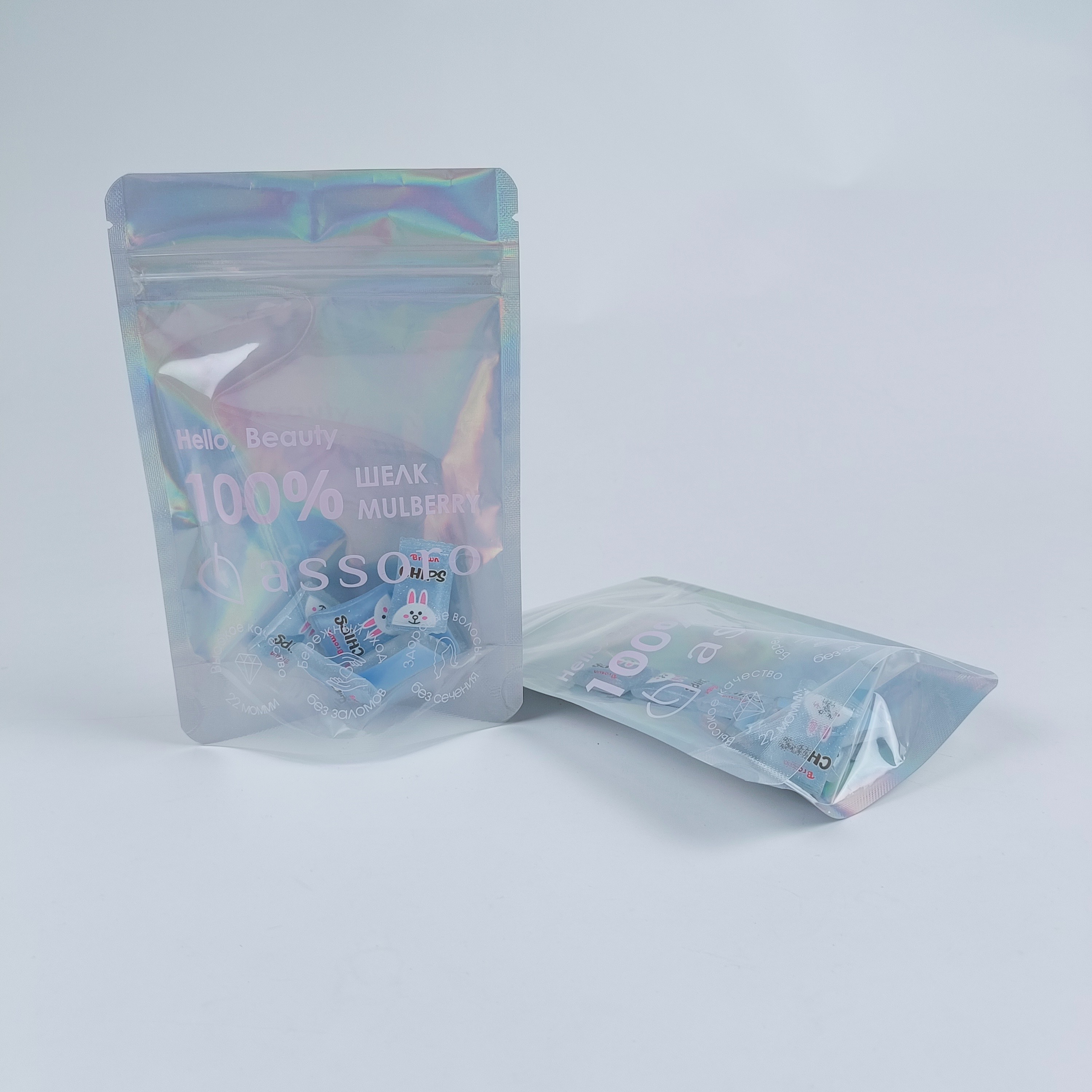 CBD Flower Mylar Tas anti bau dengan jendela