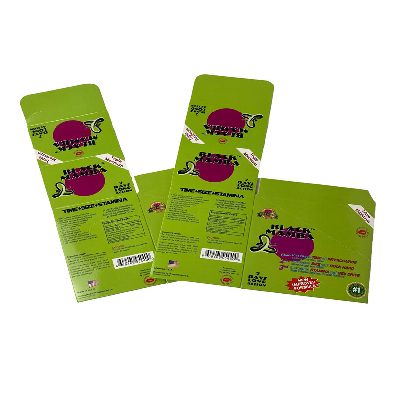 Black Mambar Sex Pills Kemasan Black Panther Blister Card Kemasan