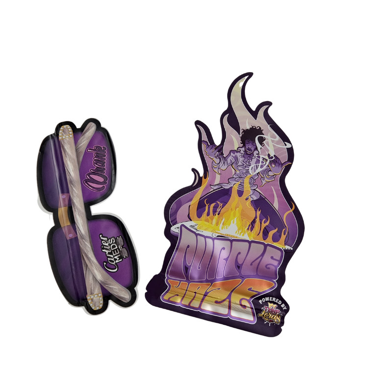 Desain Kemasan Percetakan Custom Tas anti bau yang dapat ditutup kembali Penyimpanan makanan 3,5g Tas camilan Kemasan plastik Tas Mylar