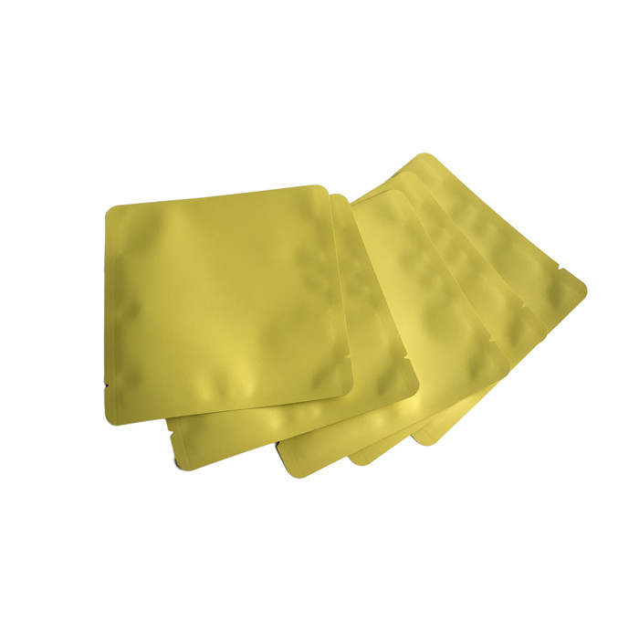 Custom Logo Food Grade Clear Front Zipper 3 Side Seal Bag Untuk Topeng Wajah