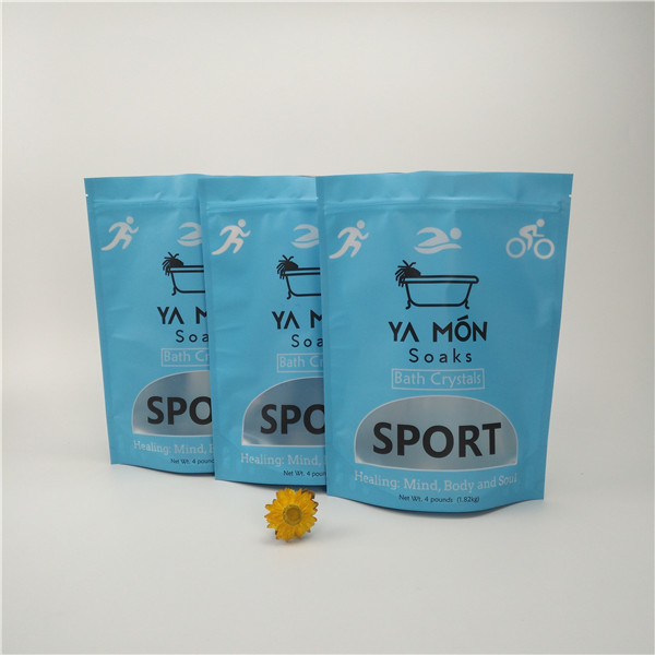 Kemasan kantong foil yang tahan kebocoran dan dapat ditutup kembali untuk kantong kemasan scrub kopi