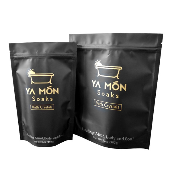 Kantong Foil Perak Untuk Kantong Scrub Badan Berdiri Dengan Zipper Kantong Scrub Tubuh Berdiri