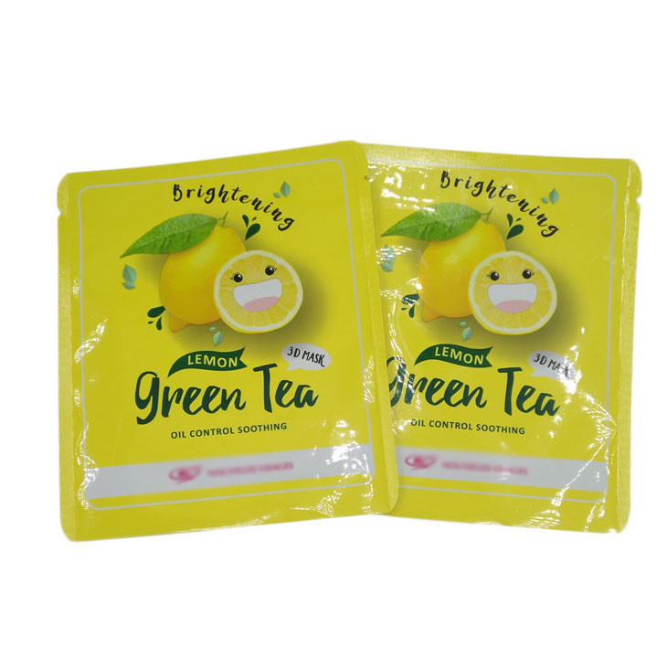 Panas Seal Ukuran Kecil Tiga Sisi Seal Kantong Sampel Datar Paket Untuk Topeng Wajah