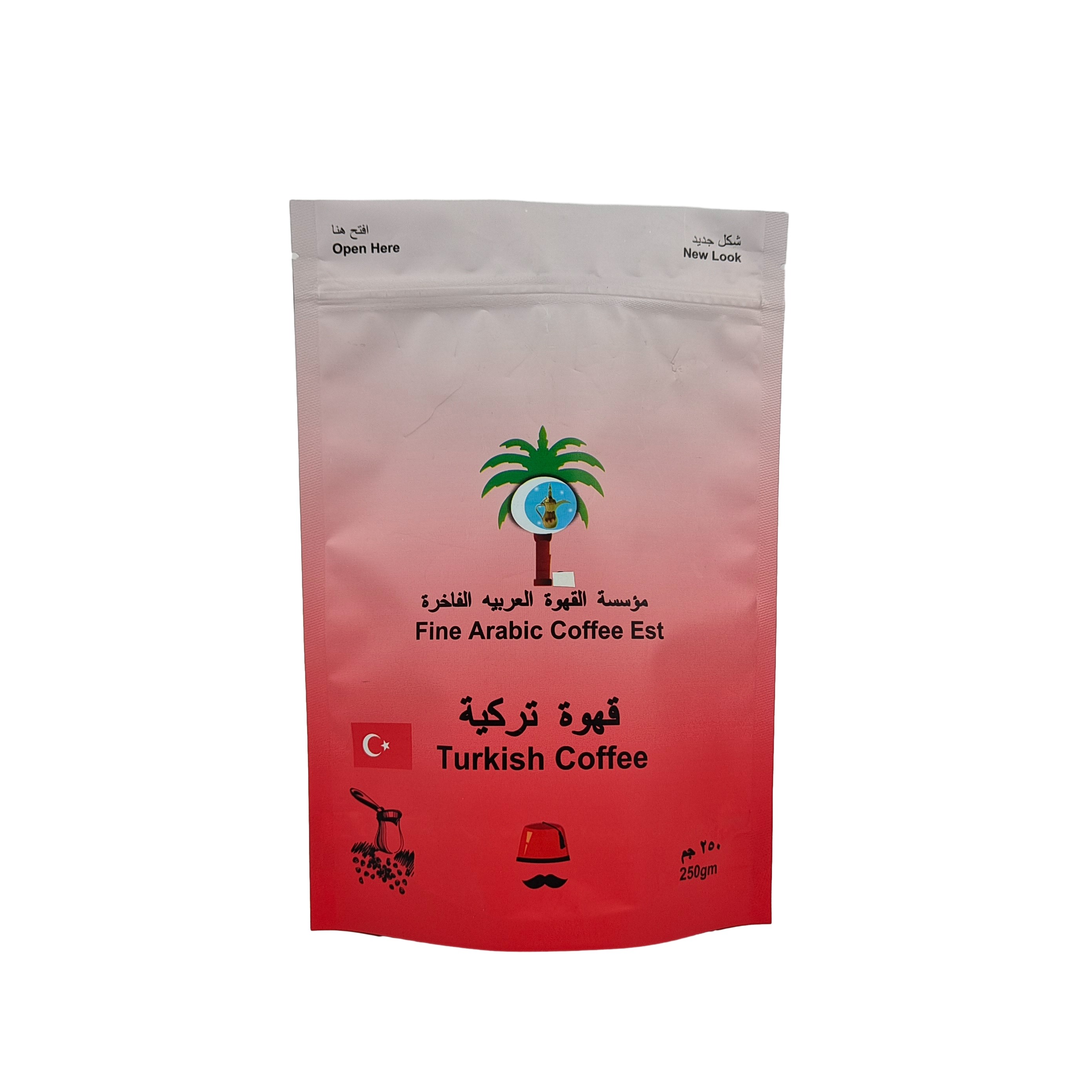 Aluminium Foil Cetak Efek Metallik Stand Up Pouch Desain Custom Plastik Food Grade Bags Untuk Kopi