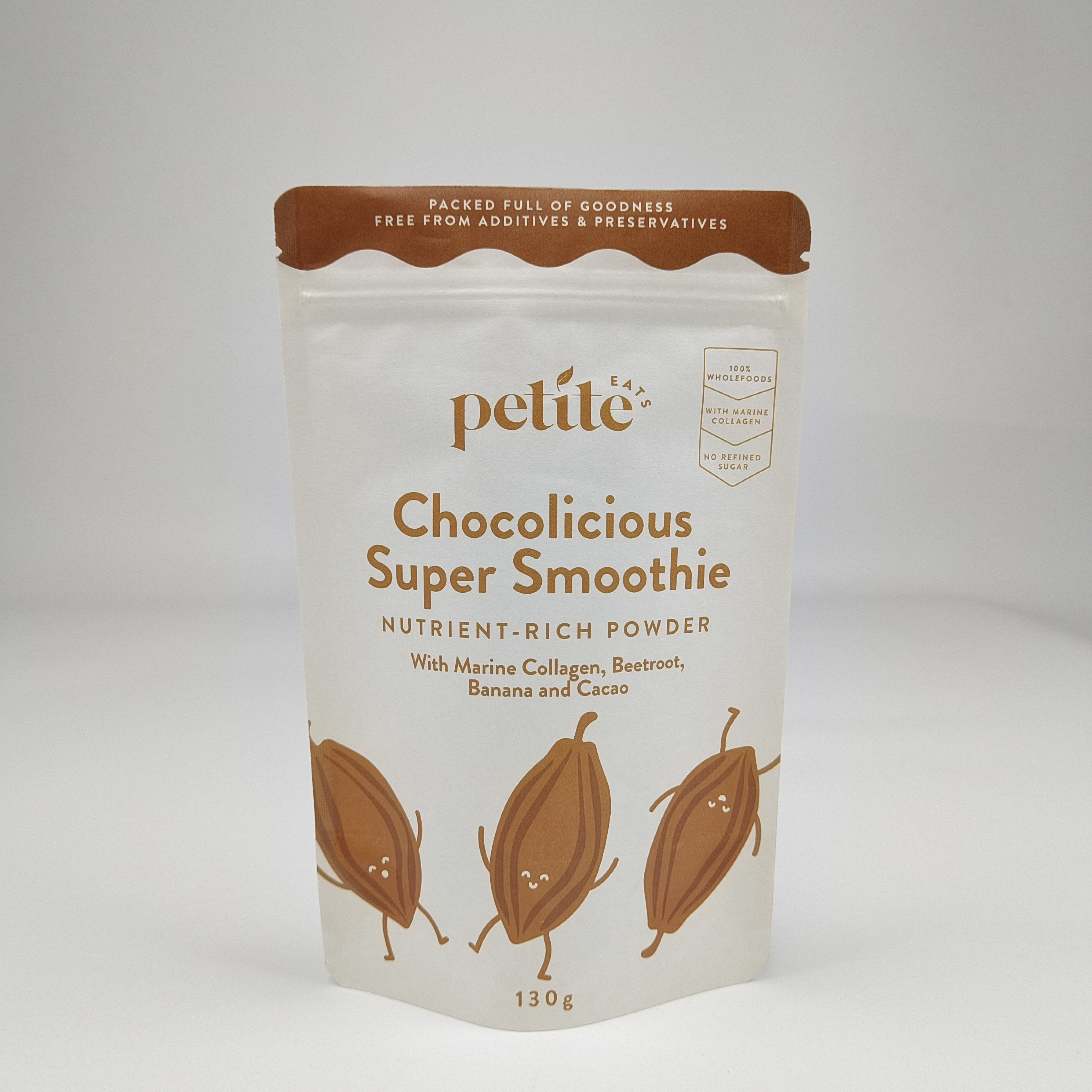 Sampel Gratis Daur Ulang Doypack Zipper Kantong Kertas Kraft Custom Kantong Teh Ziplock Putih Stand Up Bag