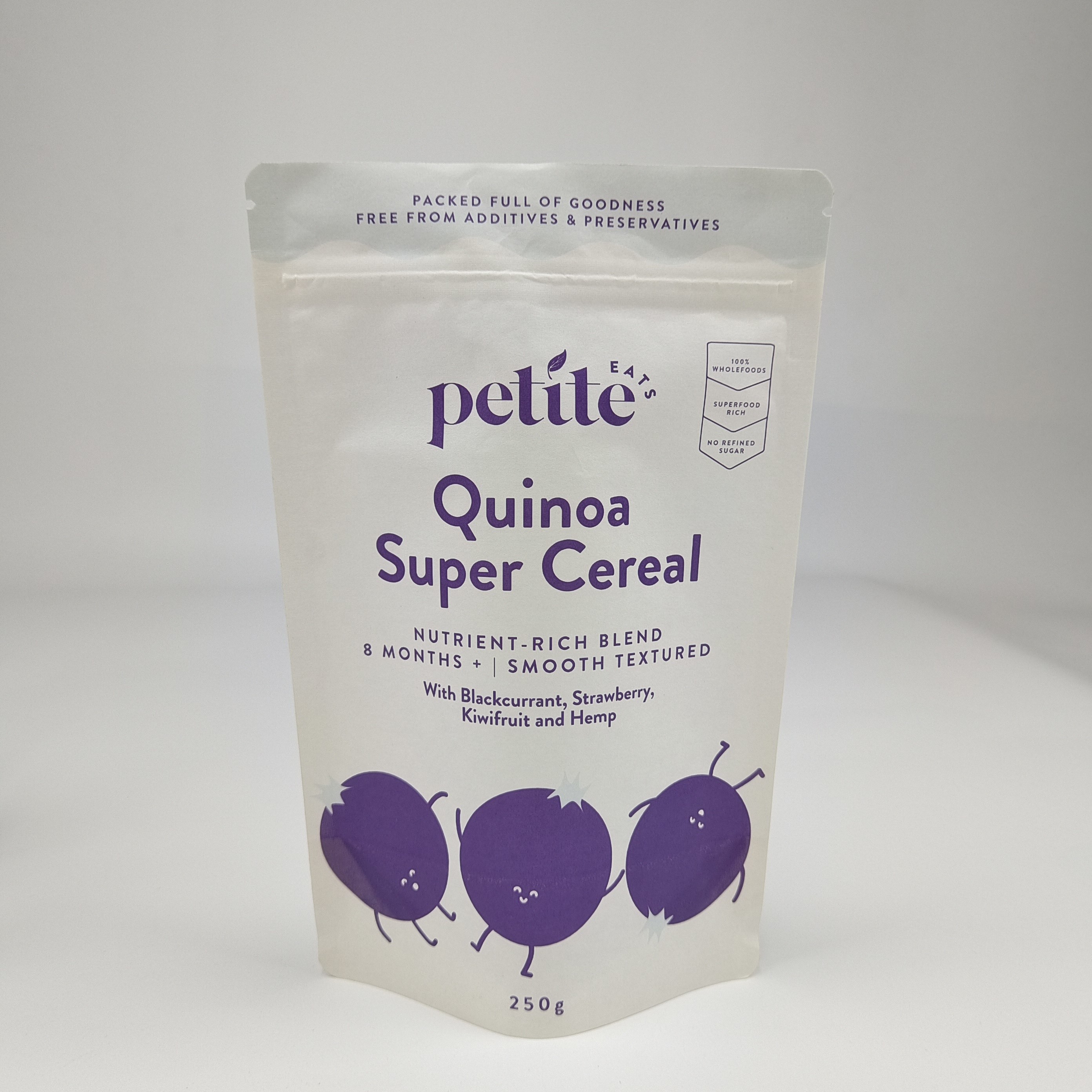 Biodegradable Daur Ulang Disesuaikan Stand Up Bag Dry Pet Food Packaging Brown White Kraft Paper Bags