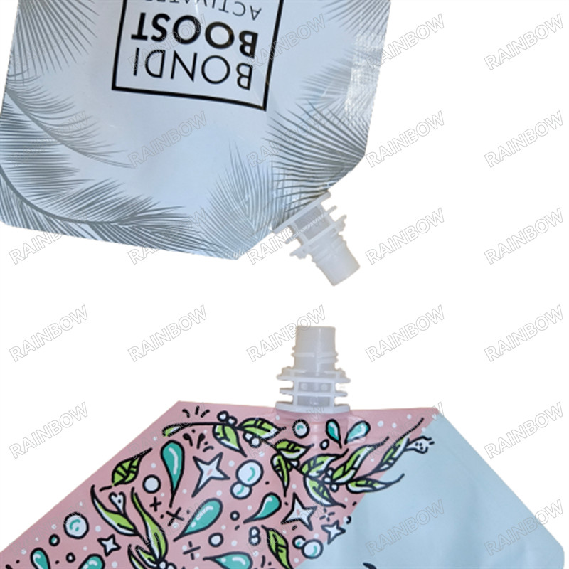Stand Up Spout Bag Packaging FDA Disetujui 500ml Minuman Madu Fermentasi Organik