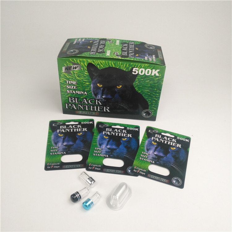 Bahan ABS Botol Pil Plastik Rhino 12 Blister Packaging Card Display Box