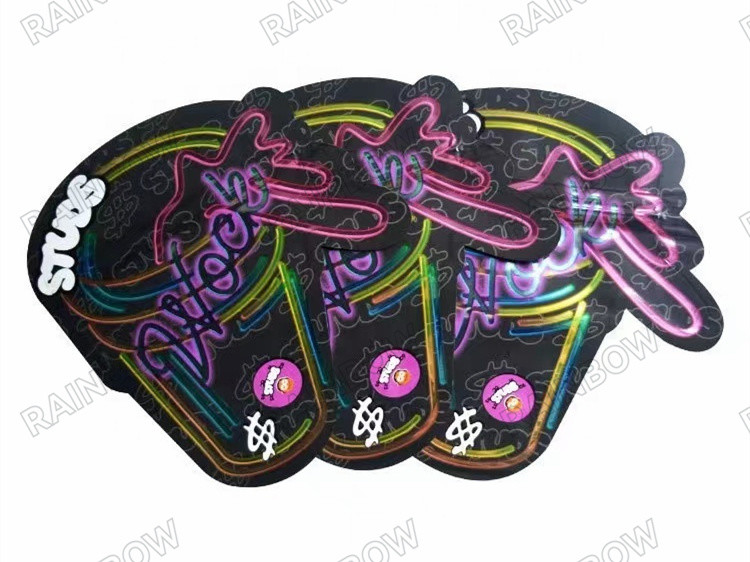 Bau Proof Herbal Incense Packaging Zip Lock Mylar CBD Oil Weed Hemp Bags Gravure Printing