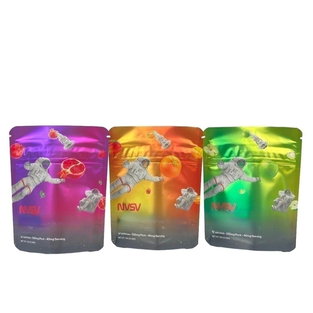 3.5 Gram Plastik Kantong Kemasan Label Khusus Cetak CBD Cookie