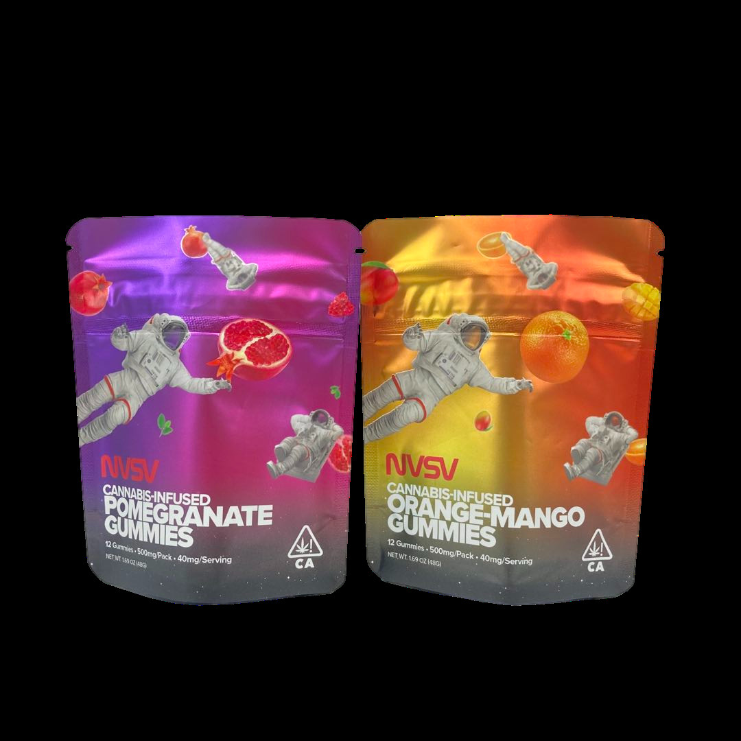 3.5 Gram Plastik Kantong Kemasan Label Khusus Cetak CBD Cookie