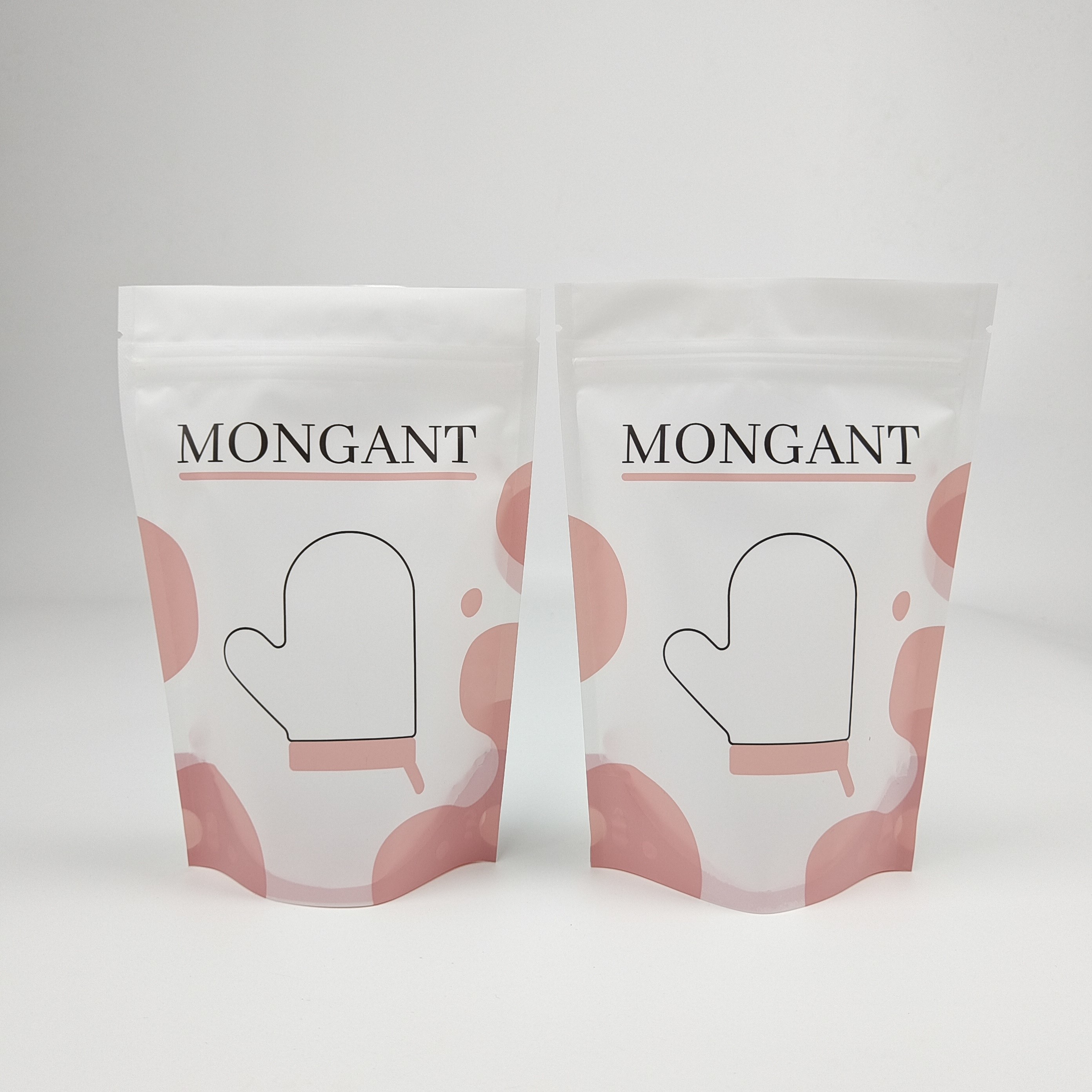 Laminasi Aluminium Foil Zip Lock Bag Stand Up Bag / Matt White Foil Bag / Custom Zip Lock Coffee Bag