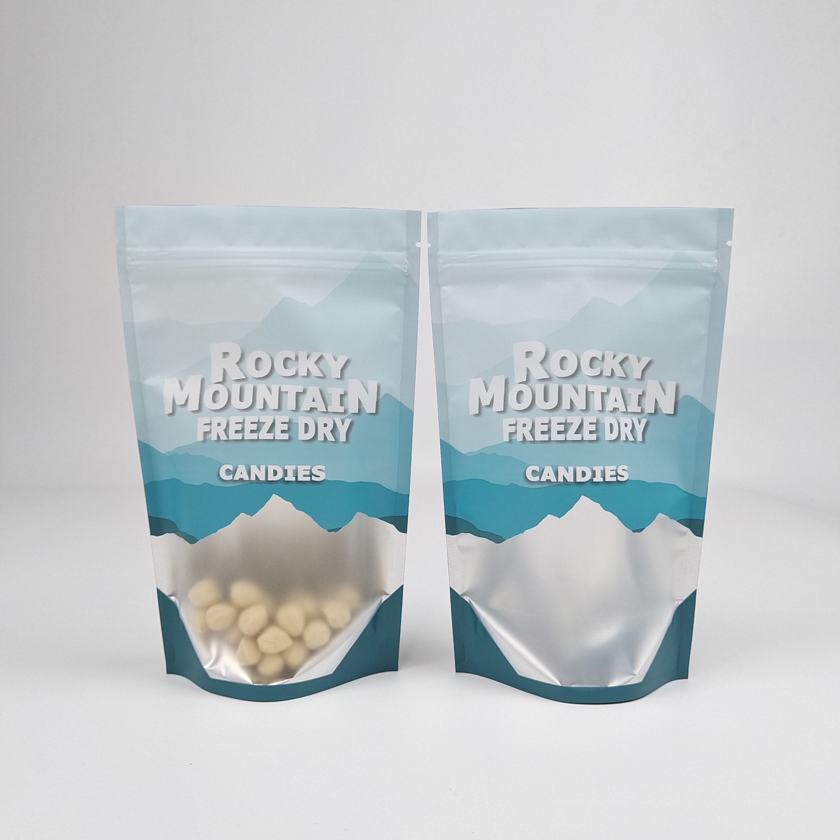 Custom Printed Heat Seal 250g 500g Candy Doypack Proof Bau Stand Up Bag Plastik Pengemasan Mylar Ziplock Bags