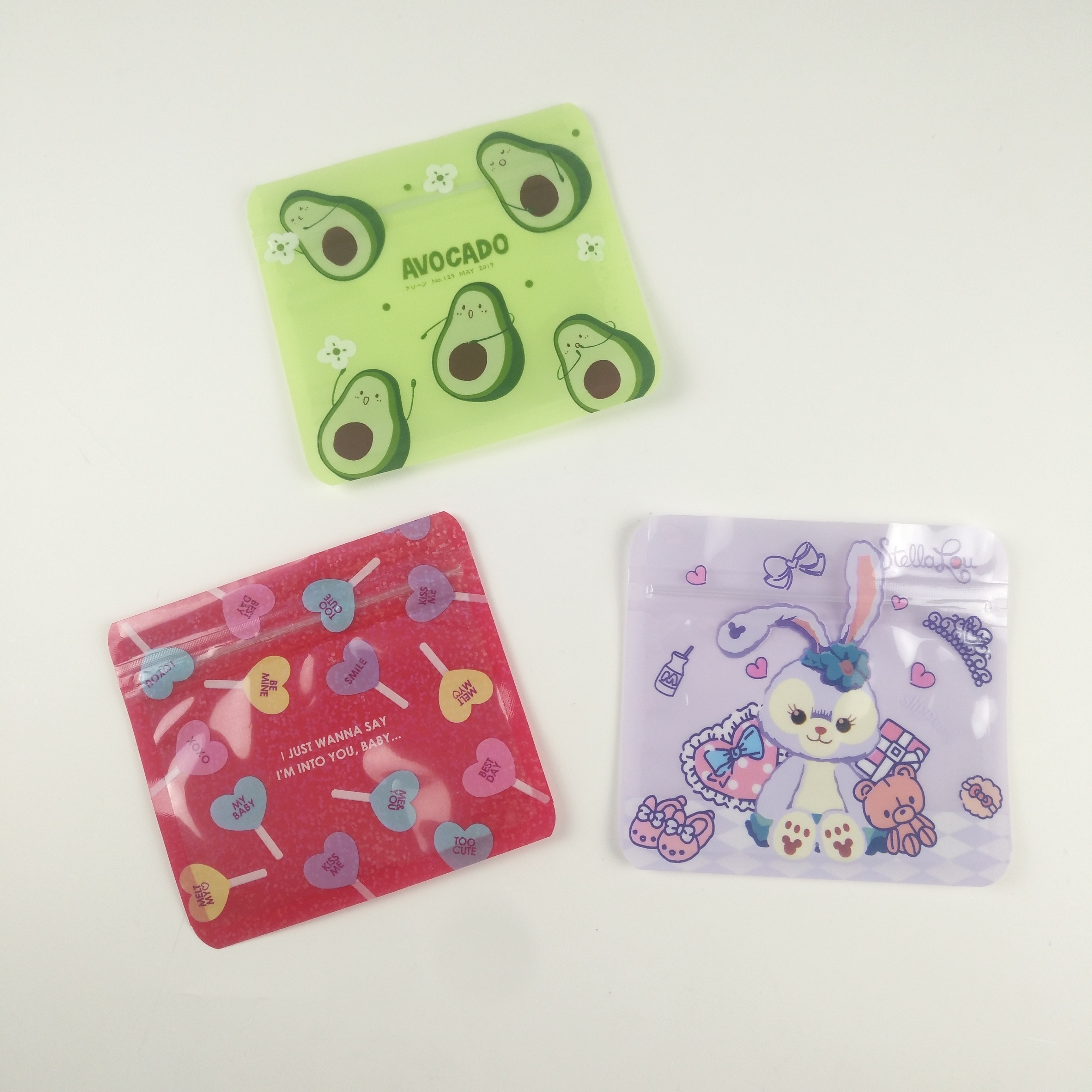 Ukuran dan warna yang disesuaikan tersedia kantong plastik kemasan untuk kemasan makanan