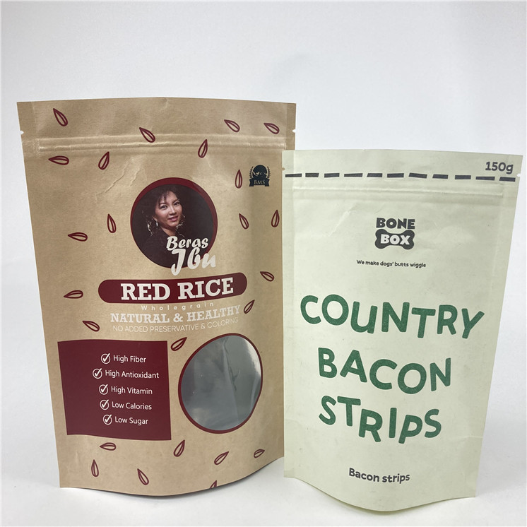 Penjaminan Mutu Stand Up Aluminium Foil Bag With Zipper Food Snack Packaging Bag