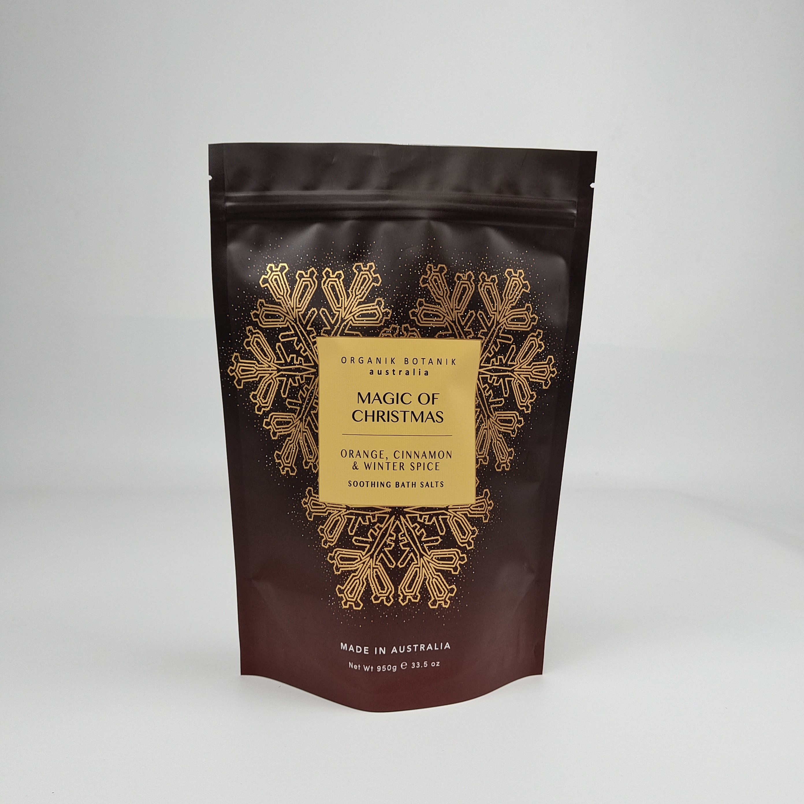 Mat Custom Printed Bath Salts Packaging Zip Lock Plastik Bag Bath Salt Body Scrub Standing Up Bag With Zipper