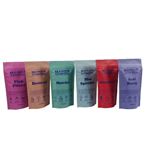 Digitally Printed Mylar Bags Bau Proof Coffee Poeder Packaging Stand Up Zip Lock Bag Dengan Foil Aluminium