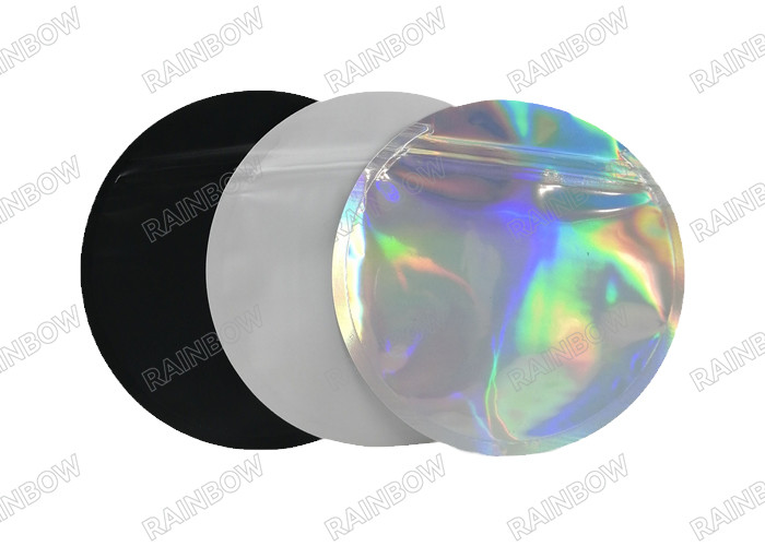 Custom Die Cut Bentuk Khusus Kantong Mylar yang Bisa Ditutup Kembali Zipper Proof Bau 3,5 G