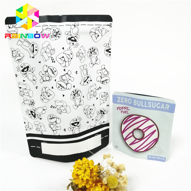 Matt Finish Pet Food Bag dengan fitur yang dapat digunakan kembali dan tutup ritsleting