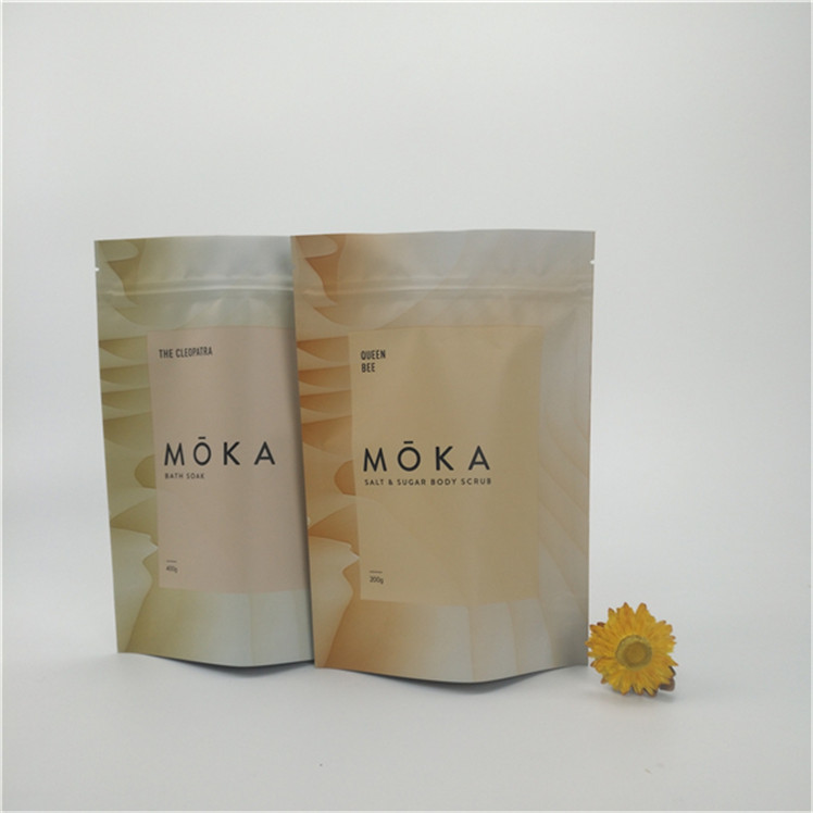 Penjaminan Mutu Kantong Pencetakan Digital Segel Panas Samudra Alam Samudra Laut Garam Kemasan Kantong