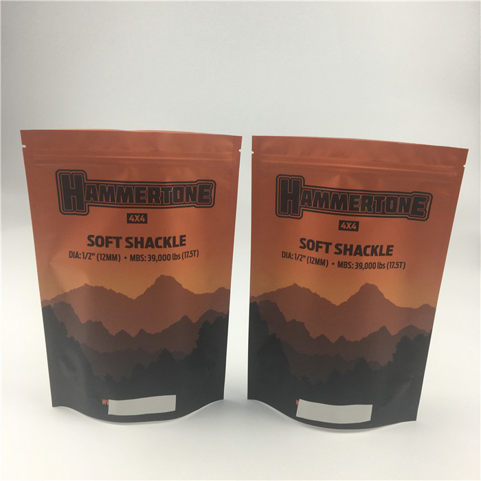 Kantong Kertas Kraft Kantong Teh Kemasan dengan kantong segel tiga sisi dan katup degassing