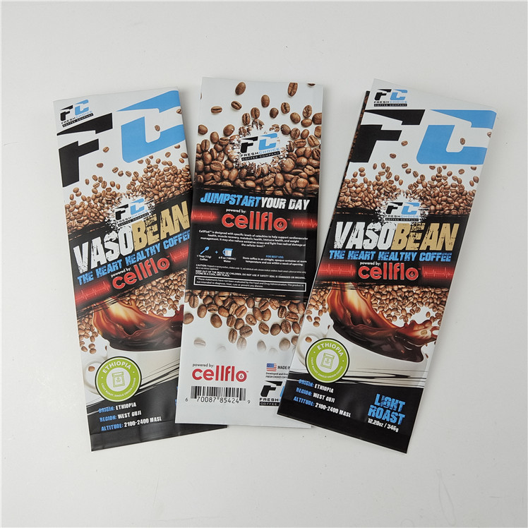 Best Selling Daur Ulang Ramah Lingkungan Gusset Kantong Kemasan untuk Biji Kopi untuk 250G 500G 1KG