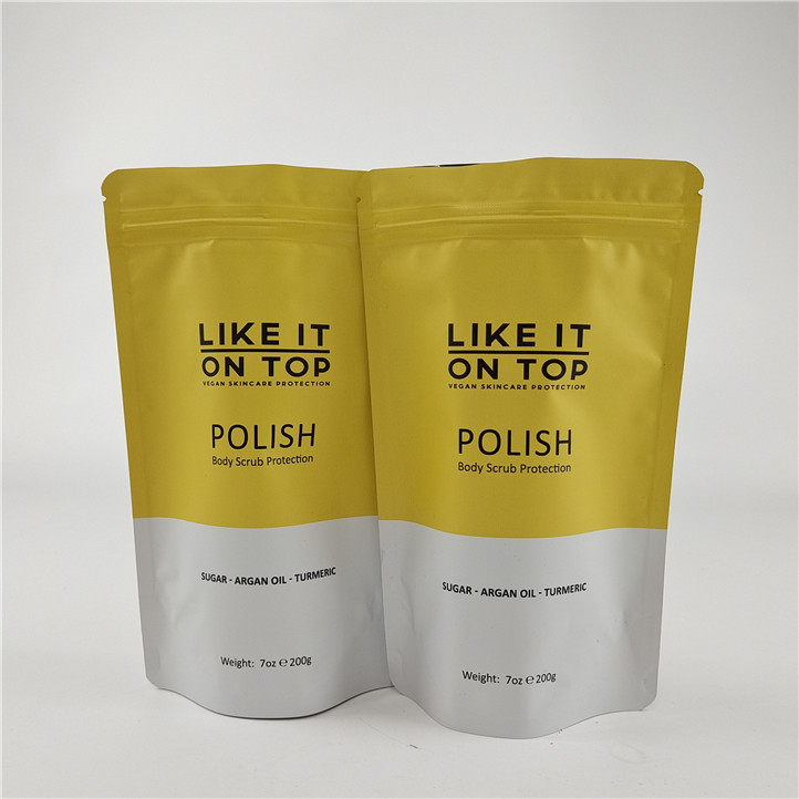 Desain Ukuran Disesuaikan Kantong Berdiri Dengan Zipper Gravure / Kantong Kemasan Cetak Digital