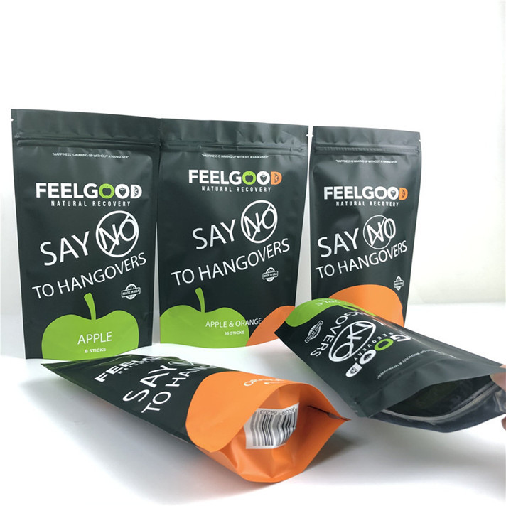 Custom Logo Printed Stand Up Zipper Bag Bau Proof Waterproof Plastic Packaging Bags