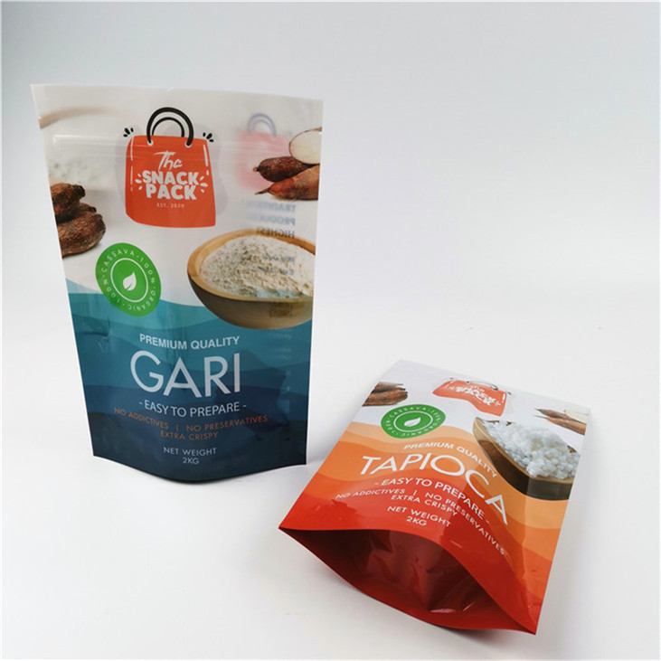 Bahan ramah lingkungan dan aman Glossy Finish Dimensi dan desain yang disesuaikan Dibutuhkan Foil Aluminium Mylar Doypack