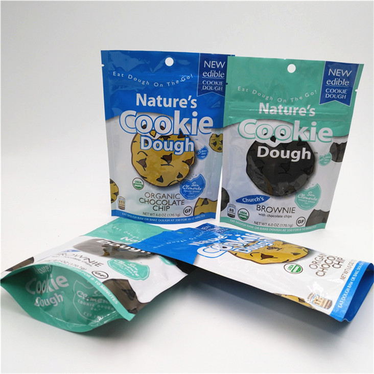 Best Selling Heat Seal Custom Logo Printed Stand Up Zipper Pouch Plastic Food Seal Packaging yang dapat ditutup kembali