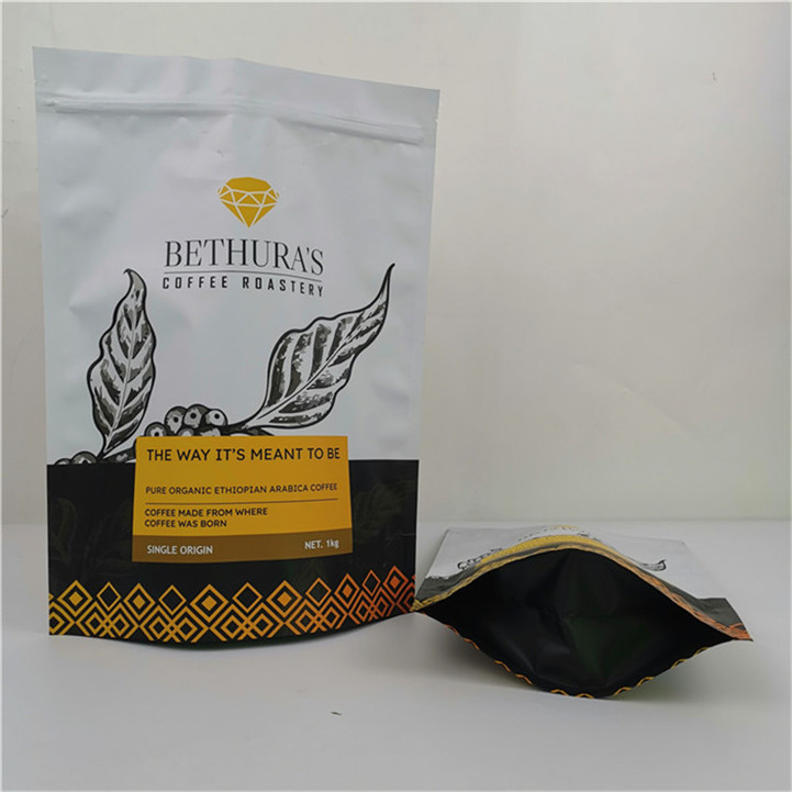 Paket Fashion yang dapat didaur ulang Aluminium Foil Mylar Sachets Seal Panas Seal Sealing Handle