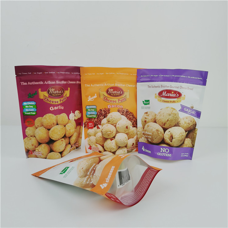 Kemasan Makanan Ukuran Disesuaikan Aluminium Foil Mylar Sachet dengan Cetakan Berwarna