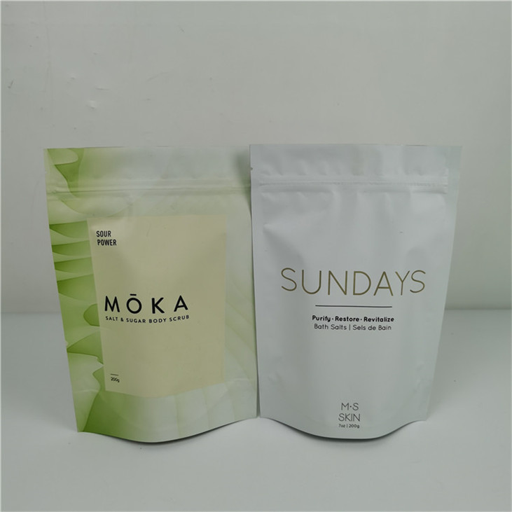 Custom Ketebalan Kebocoran Proof Packaging Kantong Kantong Matte Finish Produsen