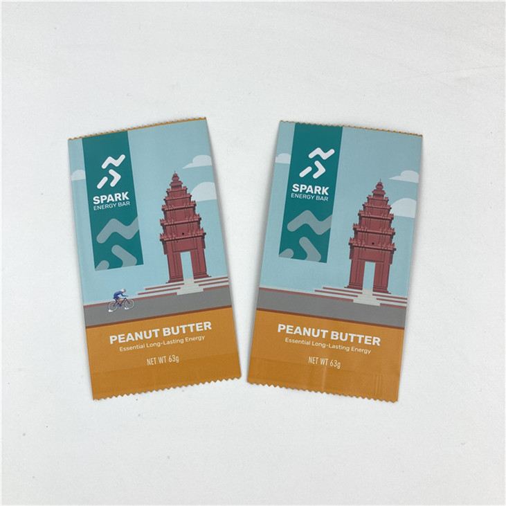 Desain kustom Gampang Air Mata Garis Tiga Sisi Disegel Mylar Paket Tas Diterima Sampai 10 Warna Tersedia