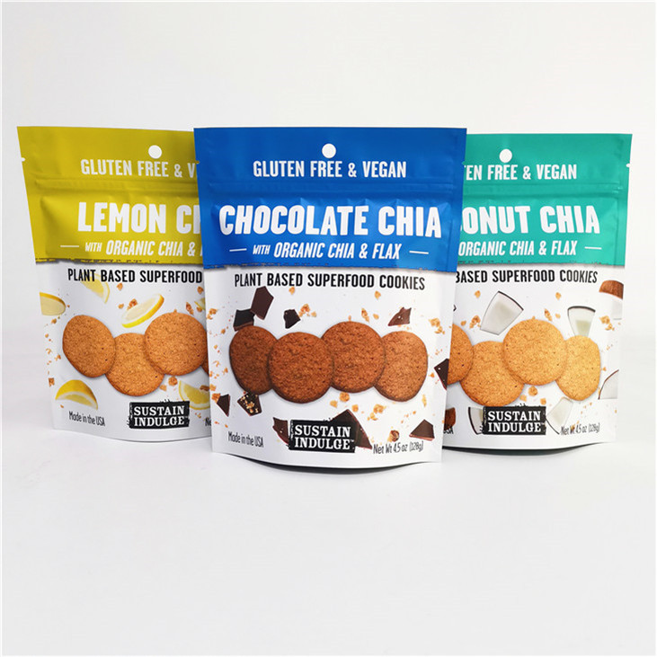 Custom Logo Cetak Aluminium Foil Mylar Doypack dengan Gravure Pencetakan Permukaan Penanganan