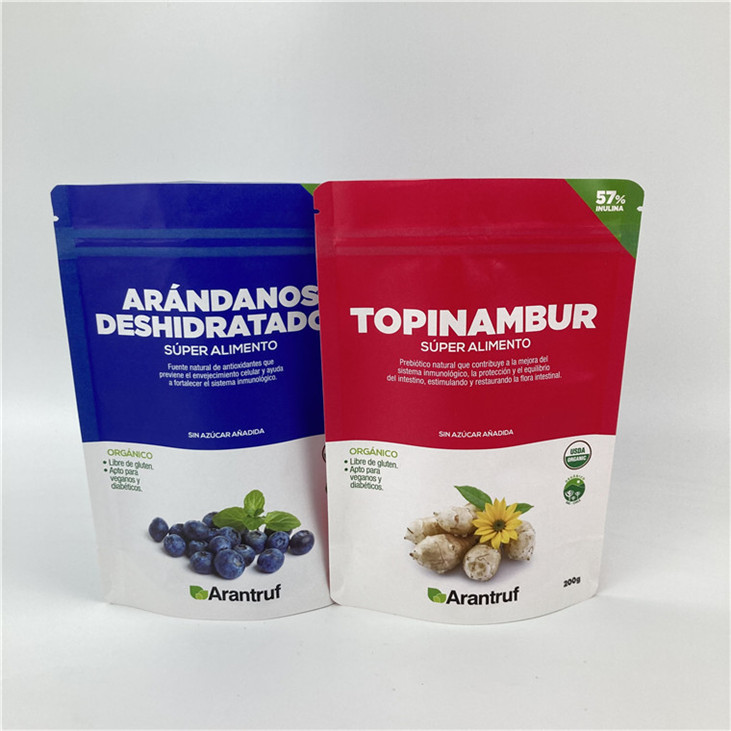 Ukuran / Desain Disesuaikan Pencetakan Berwarna-warni Doypack Bahan ramah lingkungan dan aman